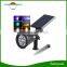 Wall Mounted LED Outdoor Solar Lamp 4 LEDS RGB Solar Lawn Spike Light For Garden Decoration