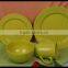 Stoneware RED/GREEN Solid Color Glazed Dinner Set 16 pcs set