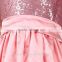 2016 sleeveless cotton princess baby girls wedding gown
