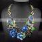 Colorful Flower Necklace For Women Fashion Necklace Collar Jewelry New Design