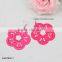 EAR1832-1 Colorful Cheap Fancy Flower Earring In Stock