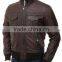 Short customized luxury lambskin leather jacket for men