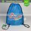 Wholesale 210D Polyester Kids Promotional Customized drawstring sports bag