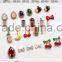 new arrival fancy small metal alloy with rhinestone jewelry for nail art                        
                                                Quality Choice