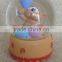 Hot sale eco-friendly cheap bear memorial souvenir snow globes for sale