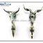 silver deer head stainless steel bottle wine stopper novelty custom wine stopper                        
                                                Quality Choice