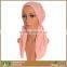 Women Custom Soild Color Soft Jersey Cotton Pre Tied Head Scarf