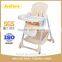 Certificated Plastic Dining Chair with Safety belts for Baby