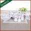 14PCS round ceramic flower edge white tableware set wholesale