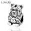 diy charms 925 sterling silver baseball charms bracelet beads