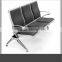 3 seater high back aluminum waiting chairs for salon
