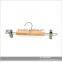 luxury wooden bottom hanger manufacture all kinds of wholesale wooden clothes hanger