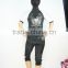 Women short sport jogging suit poplin shiny emb. & print full zipper hooded