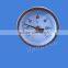 Industrial usage pipeline bimetal thermometer with c-clamp