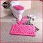 wholesale cheap warm snowman toilet seat cover and carpet set