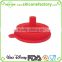 Hot selling food grade silicone collapsible folding funnel for kitchen tools