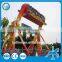 Outdoor playground equipment top spin ride fairground amusement park attraction space travel thrill ride