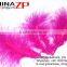 ZPDECOR Fashionable Plume Factory Wholesale Cheap Dyed Hot Pink Fluffy Turkey Marabou Feather for Clothes Decorations