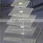 clear acrylic crystal chandelier wedding cake stand