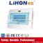 Safe metal din rail inside electrical waterproof distribution board with light