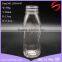 Factory cost 260ml clear glass milk bottle wholesale