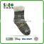 snow pattern acrylic indoor shoes added fleece lining
