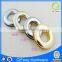 Zinc alloy yelets grommets for hats and brand handbags