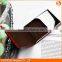 Vertical foldable red PU leather name card holder , credit card case with magnet snap
