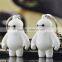 Big soft keychain lobster clasp PVC keychain Big Hero 6 Baymax 6*4.5 cm 16 g plastic PVC keychain