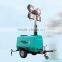 diesel light tower hydraulic or manual brackets LED/MHL hydraulic mast