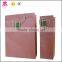White cardboard with pink printing luxury shopping gift paper bag bag