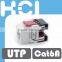 ISO RJ45 8P8C UTP 180Degree Cat 6A Keystone Jack