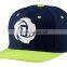2016 Fashion Style Flat Brim Snapback Caps With Logo Embroidery