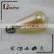 smart lighting dimmable ST64 led filament bulb Amber/Clear Glass