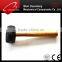 Wood Handle /Popular Fibre glass Handle Rubber Mallet Hammer With white Head Or Black Head