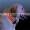 easy to be found bright dog collars with colorful LED lights