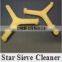 star type sieve cleaner with brush mill pan clear plansifter cleaner rotating brushes cleaner