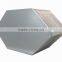 Hexagonal high efficiency cross-counterflow plateheat exchanger