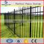 Pressed spear top security punched tubular rails Steel fencing