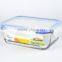 glass food container airtight storage container airtight box food box to keep the food or fruit or vegetable fresh