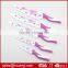 5 pcs kitchen knife set with plastic rotatable knife block blade with printing coating