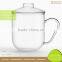 Hand Blown Personalized Single Wall Fancy Borosilicate Glass Tea Mug