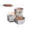 Carrara White Marble Candle Holder Candle Jar with Copper Lid