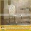 Modern Appearance Stitching PU Back Dining Chair