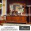 YB29 European baroque noble elegant solid wood carved dining chair