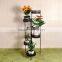 Custom Beautiful Metal Hanging Black Garden Flower Pot Rack
