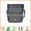 Unisex messenger bag and backpack. Wool-Polyester mix with green details and lining. Multiple pockets