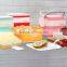 Double layers portalbe square plastic tiffin lunch box