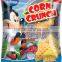 Crispy corn snacks