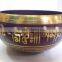 Best Selling Symbolic Colored Tibetan Healing Meditation Singing Bowl